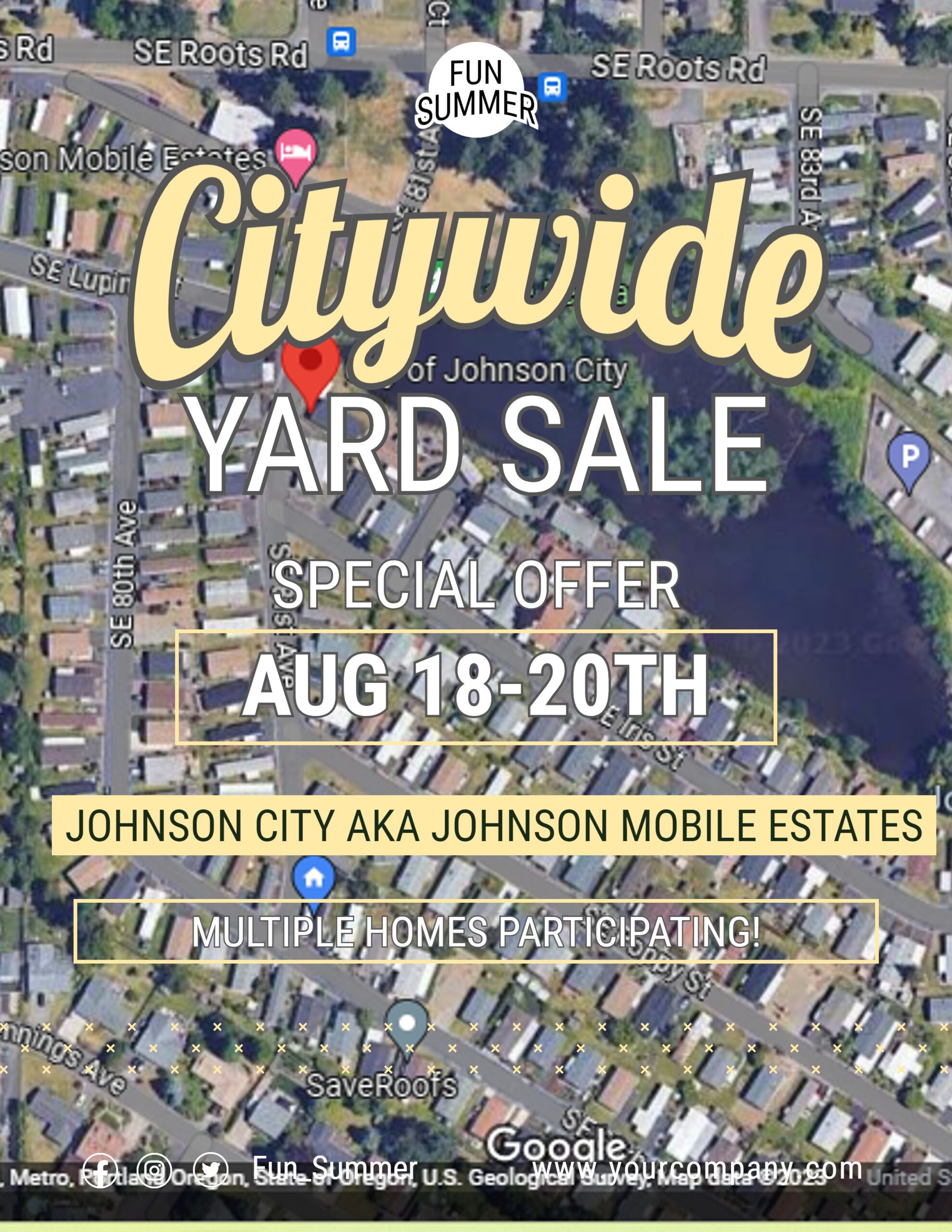 Johnson City Citywide Yard Sale Zip and a Mile