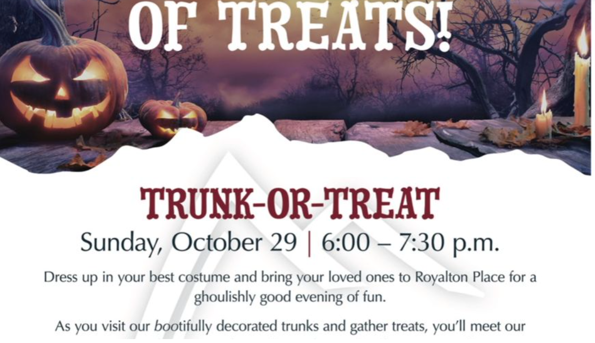 Trunk or Treat Royalton Place Senior Living Zip and a Mile